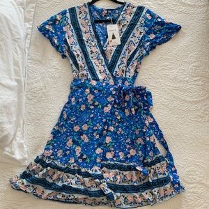 Zesica wrap around dress